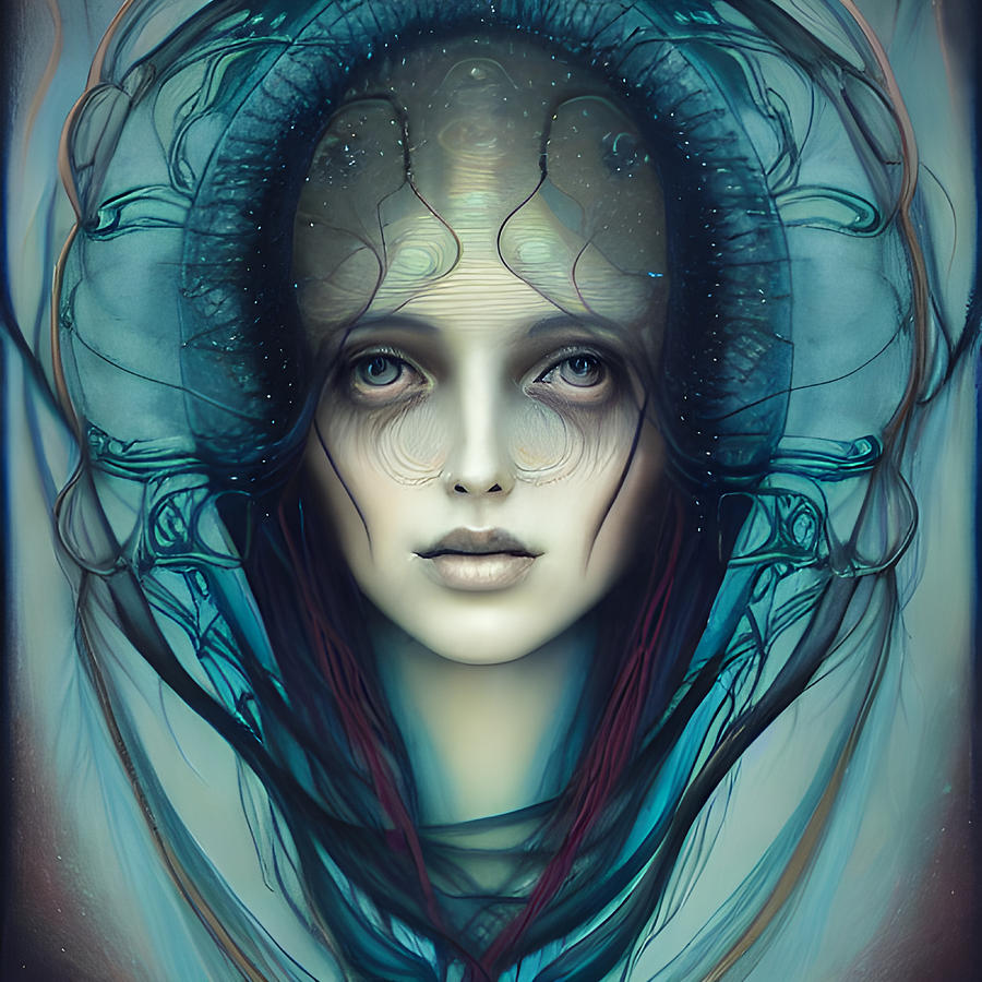 Jellyfish Woman Digital Art by Cassie Peters - Fine Art America