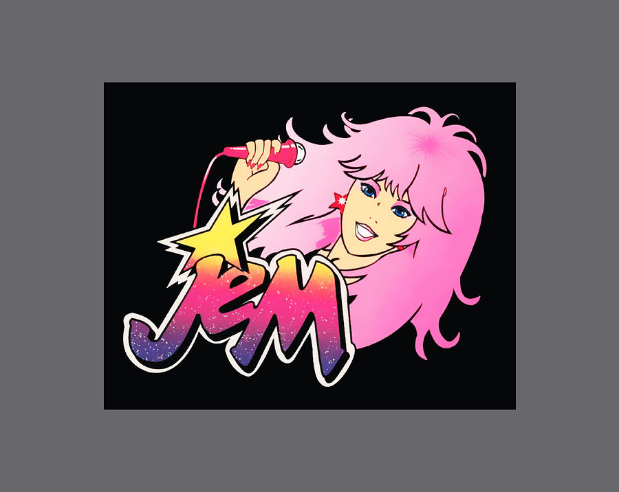 Jem and the Holograms Vintage 1980s Cartoon Aja Painting by Maisie ...