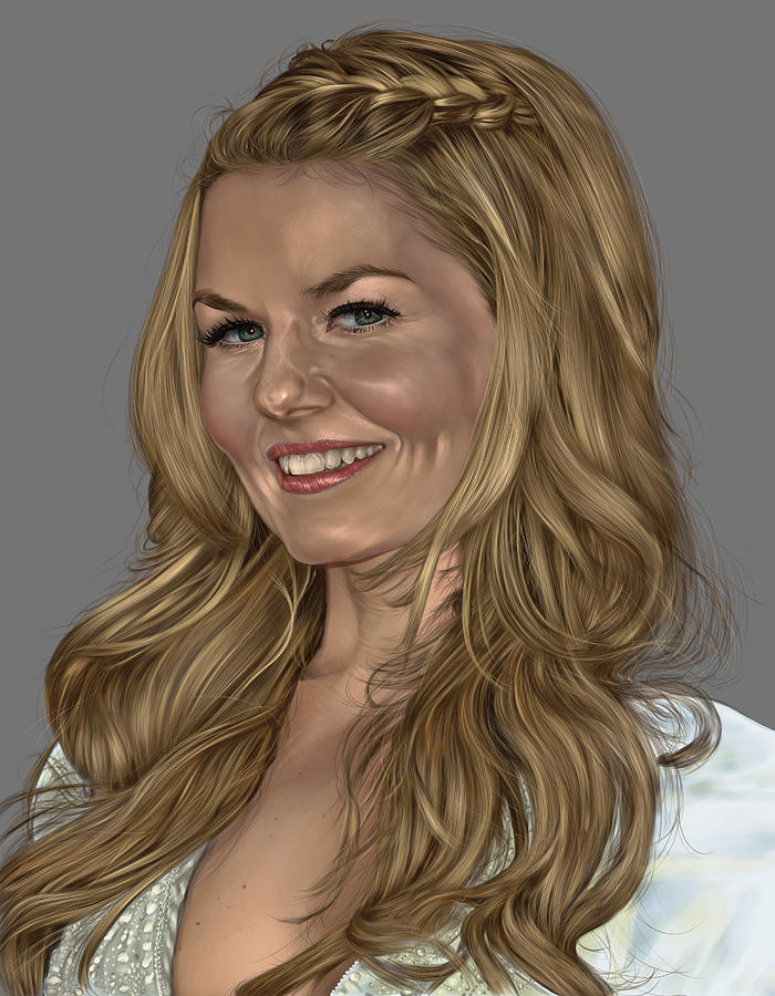 Portrait Digital Art - Jennifer Morrison by Vince Diodato