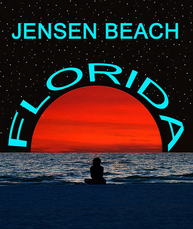 Jensen Beach Florida Dream Girl Mixed Media by David Lee Thompson
