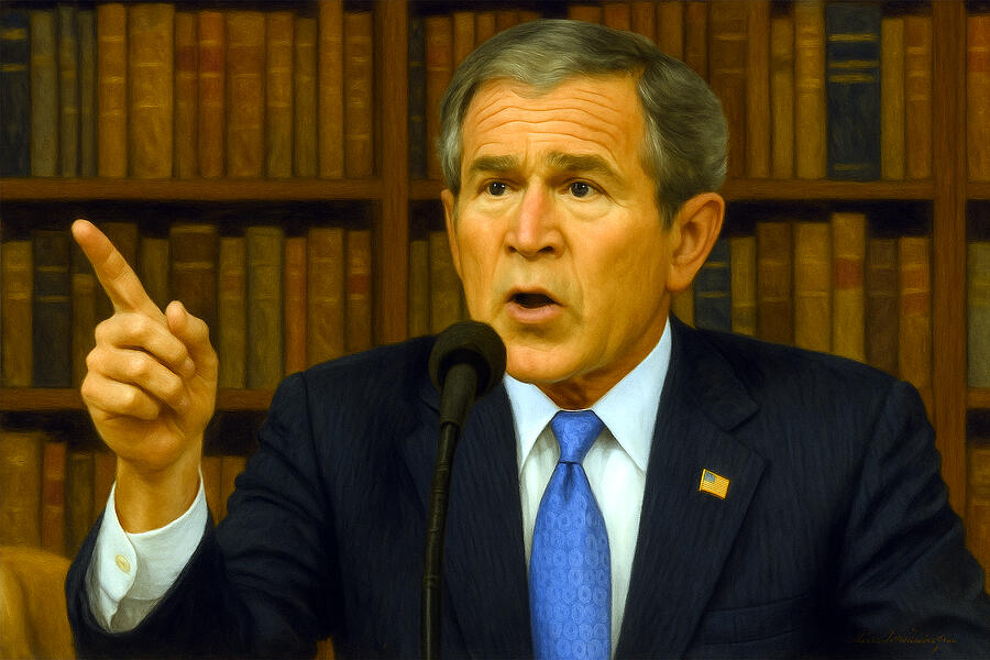 Jeorge Bush Digital Art by We The People Prints Jeorge Bush Digital Art by We The People Prints