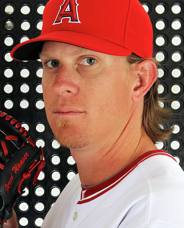 Jered Weaver Photograph by Jamie Squire