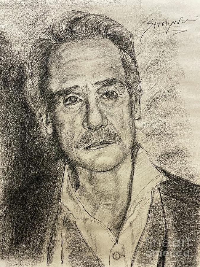 Jeremy Irons Drawing by Sterlyn Richard - Fine Art America