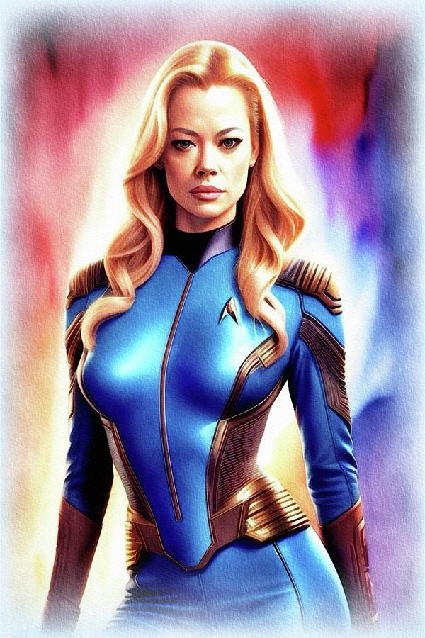 Jeri Ryan, Actress Painting by Esoterica Art Agency - Fine Art America