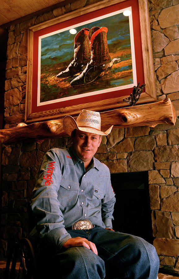 Jerome Davis, Portrait, Rodeo Rider, Color Print Photograph by Eric ...