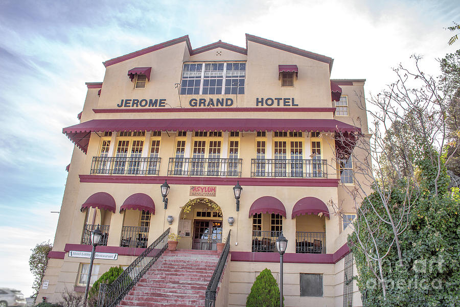 Jerome Grand Hotel in November Photograph by Darrell Foster