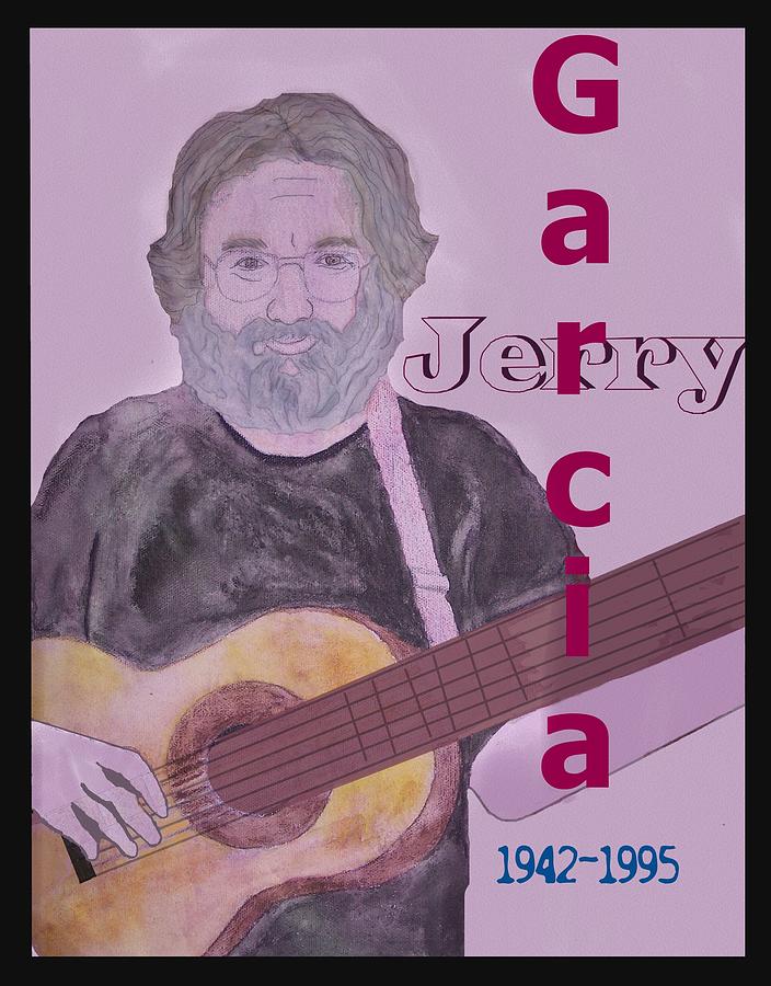 Grateful Dead Painting - Jerry Garcia by Pharris Art