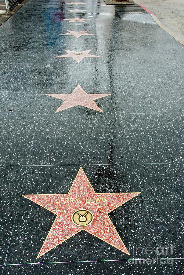 Jerry Lewis Hollywood Star Photograph by David Zanzinger