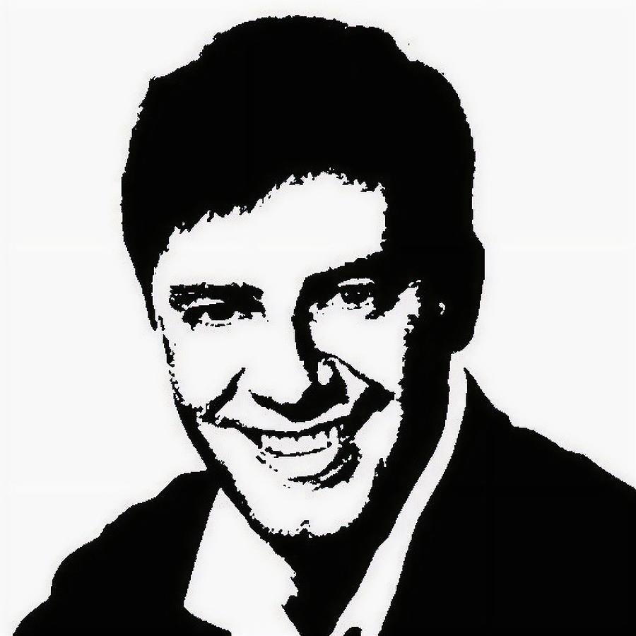 Jerry Lewis Vector Digital Art by Bob Smerecki Fine Art America
