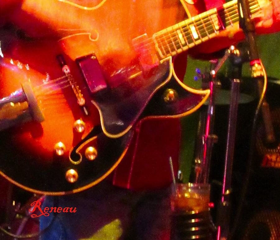 Jerry Miller Guitar Abstract Photograph by A L Sadie Reneau