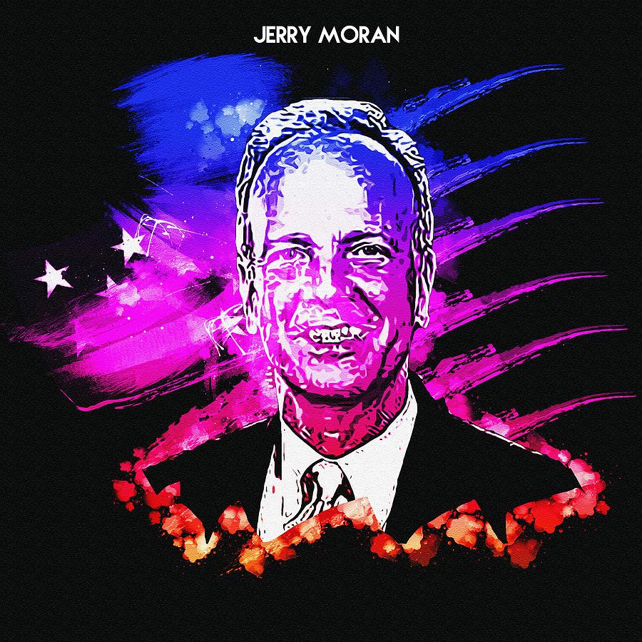 Jerry Moran Digital Art by Walter Florine - Fine Art America