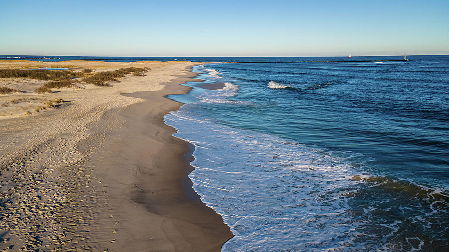Jersey Beach And Ocean Photograph Photograph