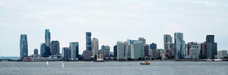 Jersey City Skyline Photograph by Alina Oswald