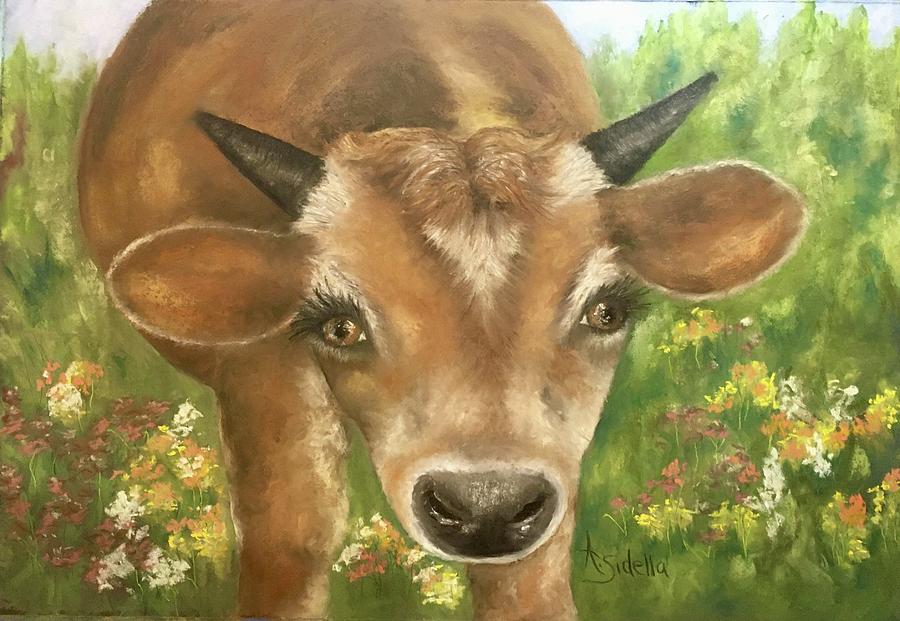 Jersey Girl Painting by Annamarie Sidella-Felts
