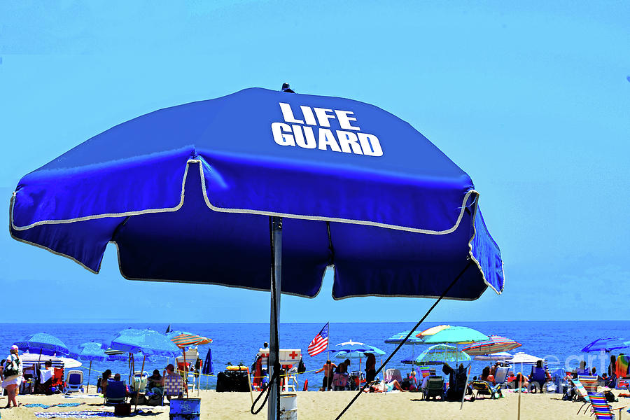 Jersey Shore Life Guard Station Photograph