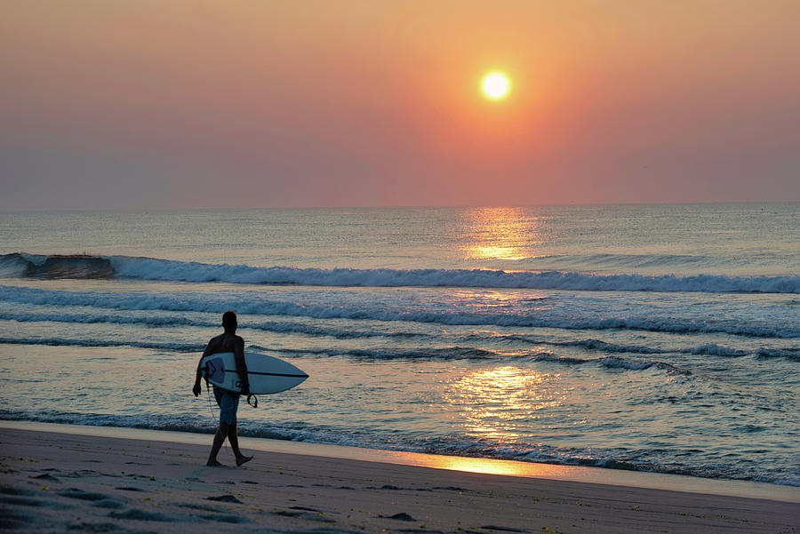 Jersey Shore Surfer Photograph by Matthew DeGrushe