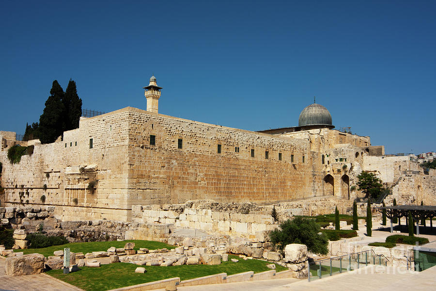 Jerusalem, Al Aqsa Mosque on Temple Mount s1 Photograph by Eyal Bartov