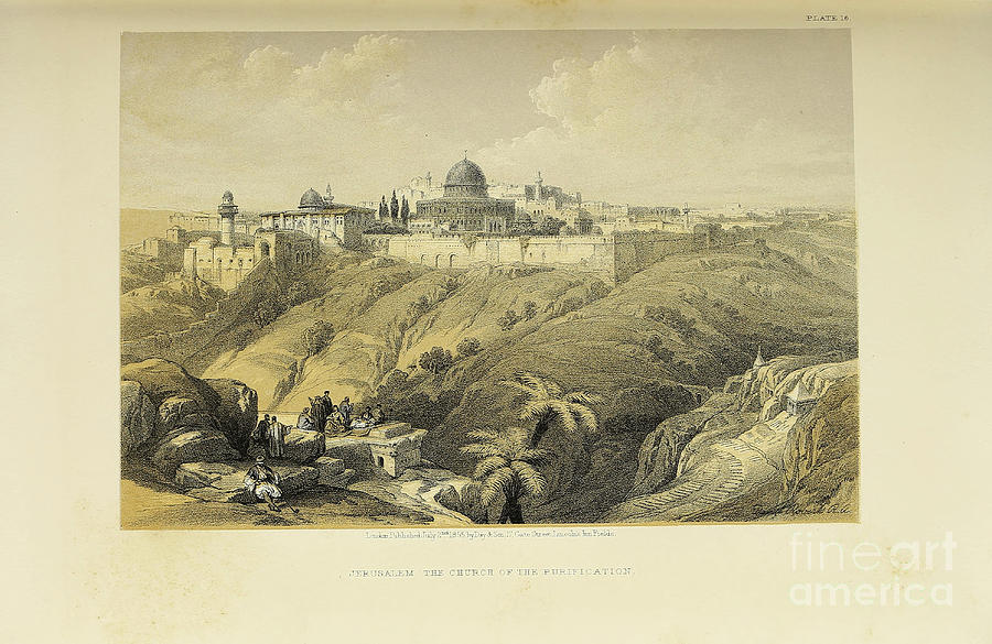 Jerusalem by David Roberts q2 Photograph by Historic illustrations