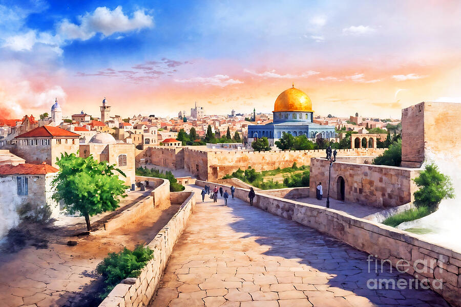 Jerusalem City View II Photograph by Munir Alawi Jerusalem City View II Photograph by Munir Alawi