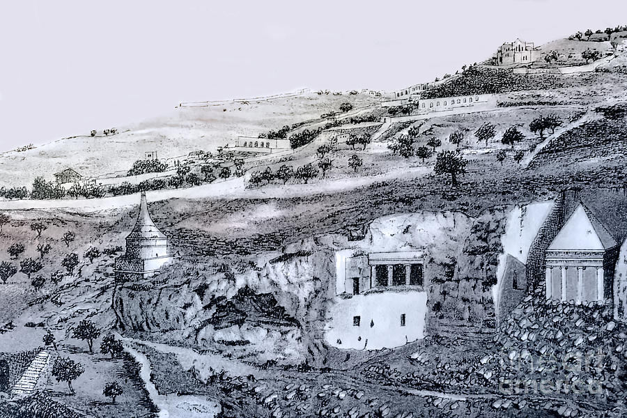 Jerusalem Fields in 1880 Photograph by Munir Alawi
