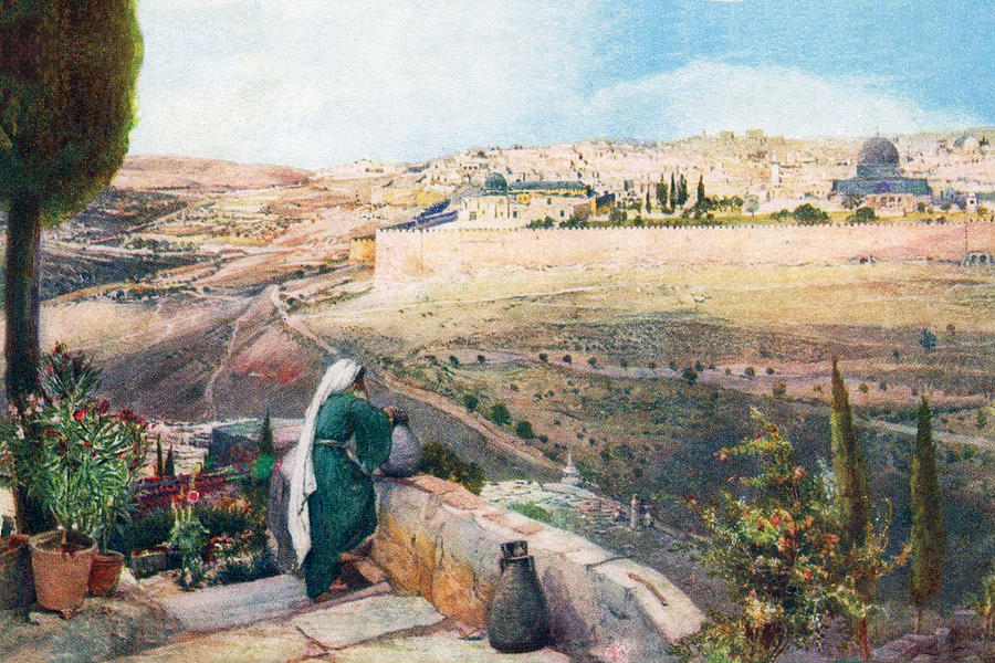 Jerusalem from Mount Olives Photograph by Munir Alawi