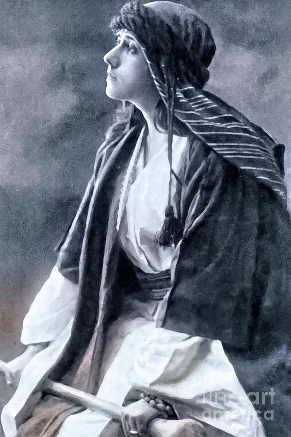 Jerusalem Girl in 1921 Photograph by Munir Alawi