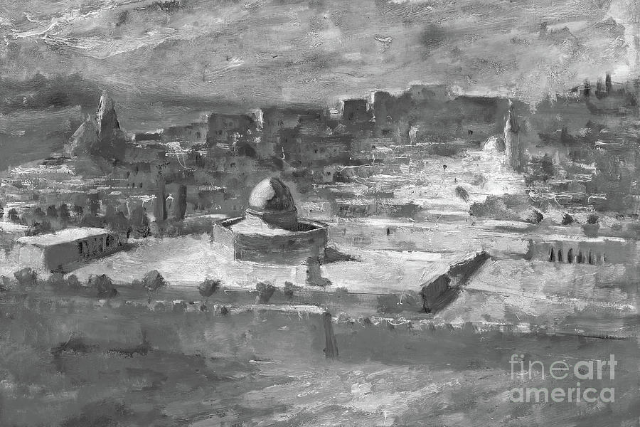Jerusalem in 1935 Photograph by Munir Alawi
