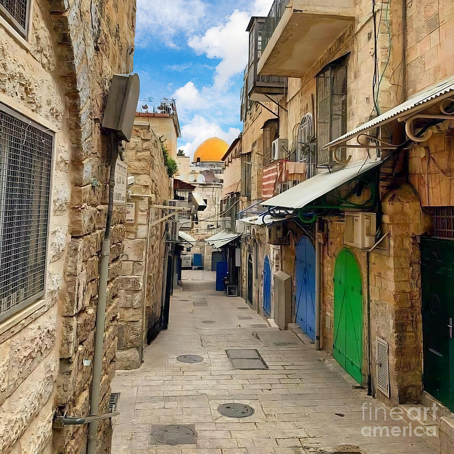 Jerusalem Old City Alley II Photograph by Munir Alawi