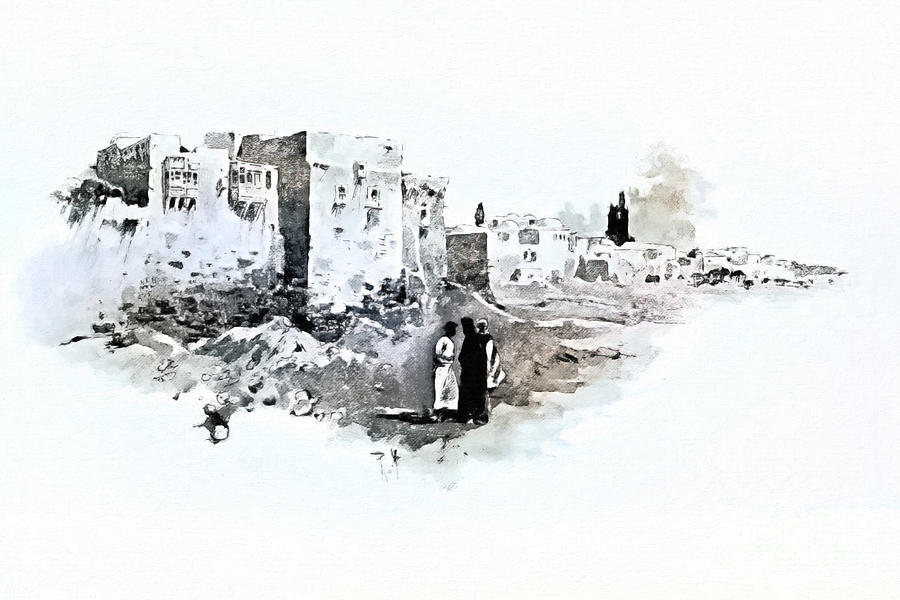 Jerusalem Old City in 19th Photograph by Munir Alawi