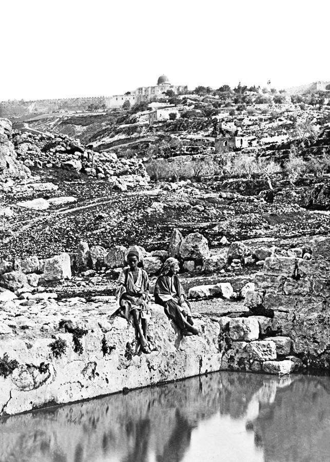 Jerusalem Pool in 1910 Photograph by Munir Alawi