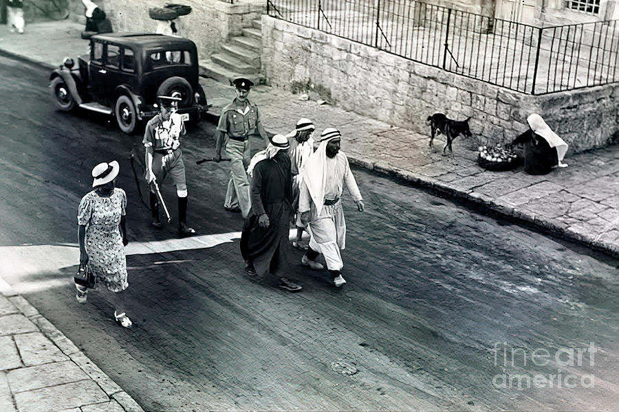 Jerusalem Riot in 1938 Photograph by Munir Alawi