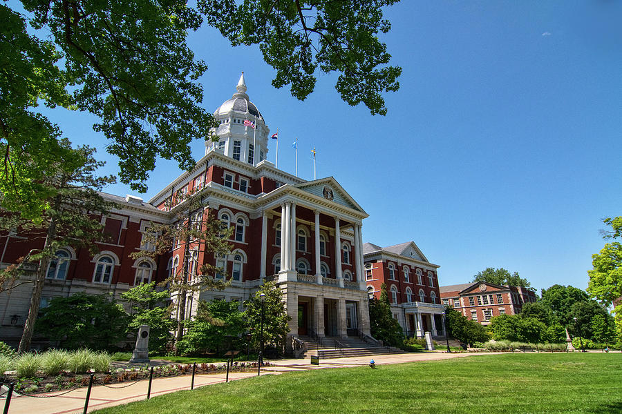 Jesse Hall in color Photograph by Steve Stuller