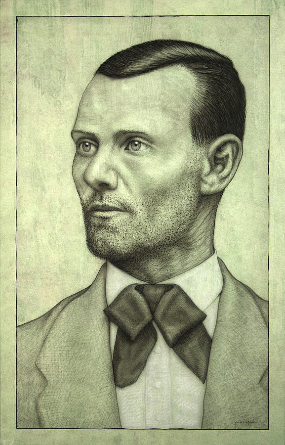 Jesse James Painting by James W Johnson