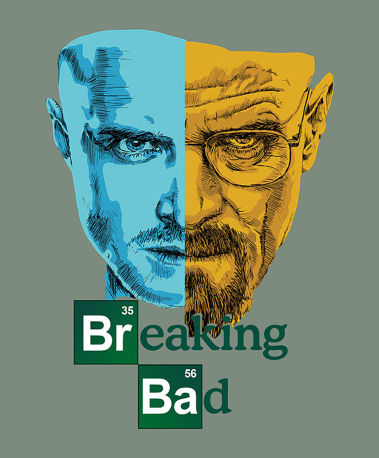 Jesse Pinkman and Walter Digital Art by Yadiel Poole - Pixels