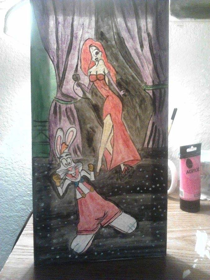 Jessica and Rabbit by Racheal Ellis