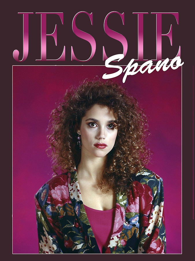 Jessie Spano 90 S Style Digital Art by Gregor Hamburger Fine Art America