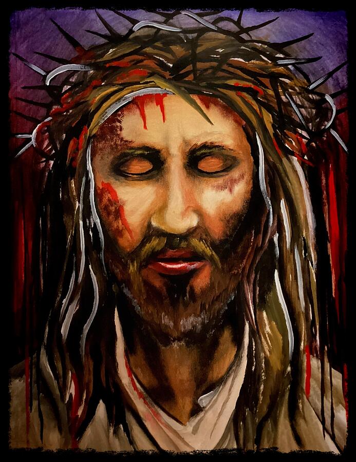 Jesus Christ Painting - Jesus 2024 by Fred Ingham