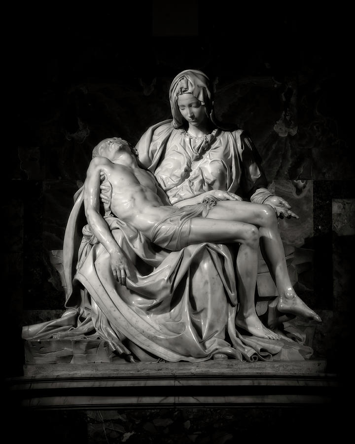Jesus And Mary Pieta Sculpture By Michelangelo Photograph by Artur Bogacki