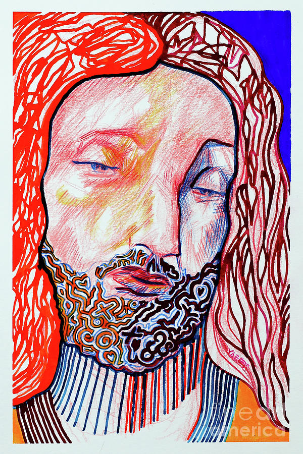 Jesus Christ - Da Vinci Drawing