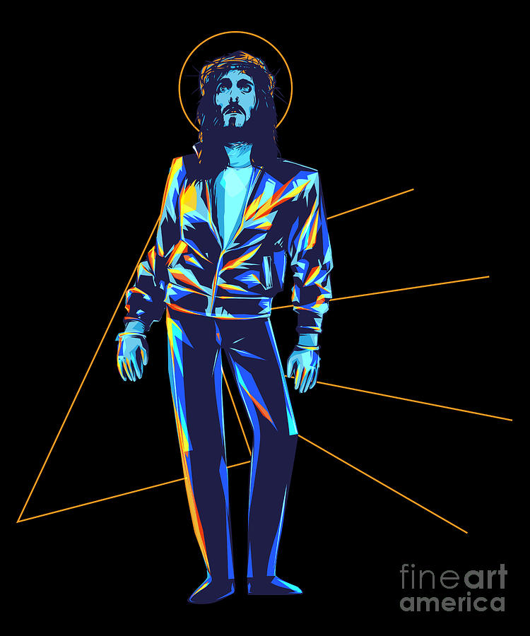 Jesus Christ Disco Dancer Religion Dj Music God T Digital Art By