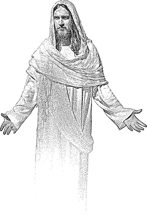 Jesus Christ Drawing by GeorgePeters