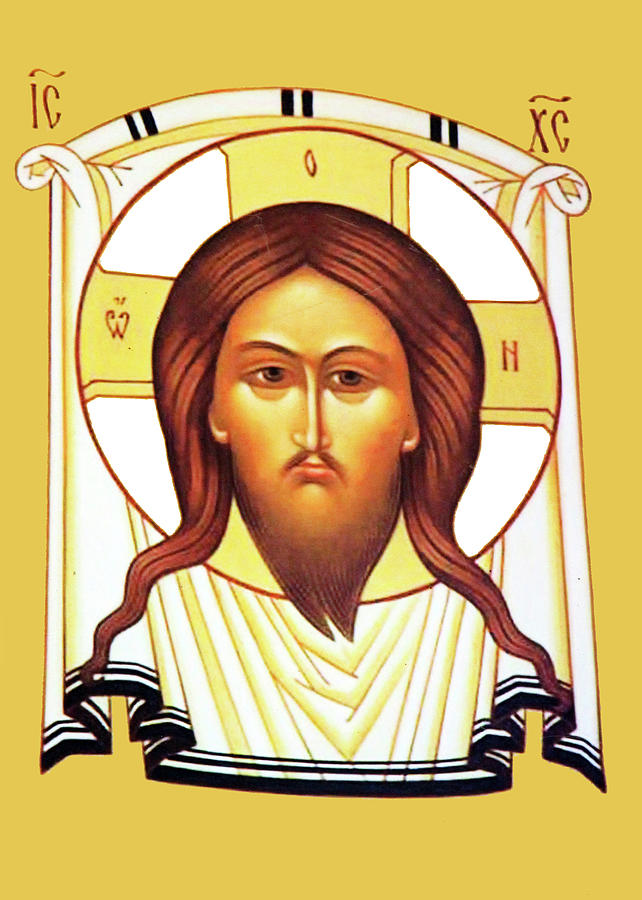 Jesus Christ Icon at Saint Nicolas Church Photograph by Munir Alawi ...