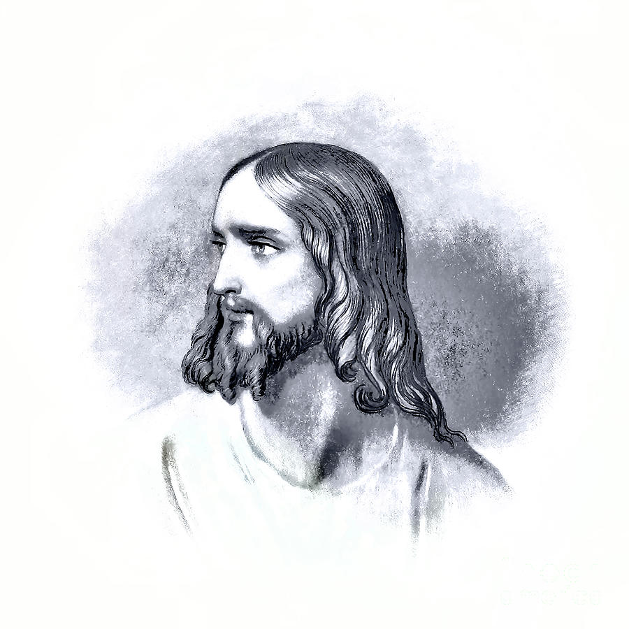 Jesus Christ in 19th Century Photograph by Munir Alawi