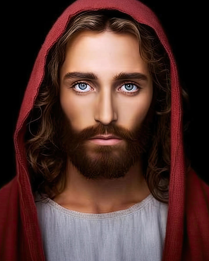 Jesus Christ Our Lord Portrait N3006 Beautiful Treasure Digital Art by ...