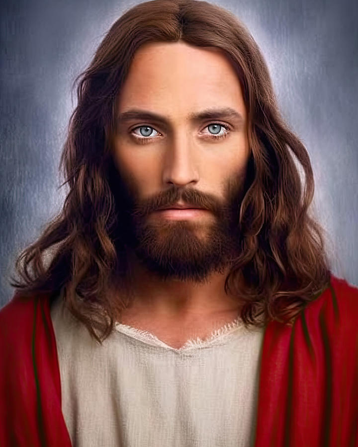 Jesus Christ Our Lord Portrait N3012 Beautiful Treasure Digital Art by ...