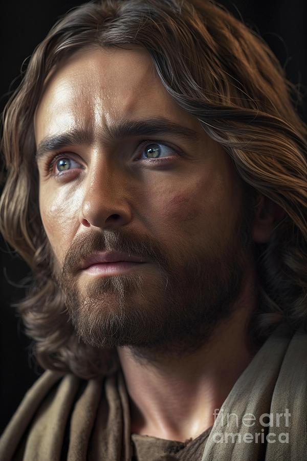 Jesus Christ Portrait 2 Digital Art by Ferrara Media - Fine Art America