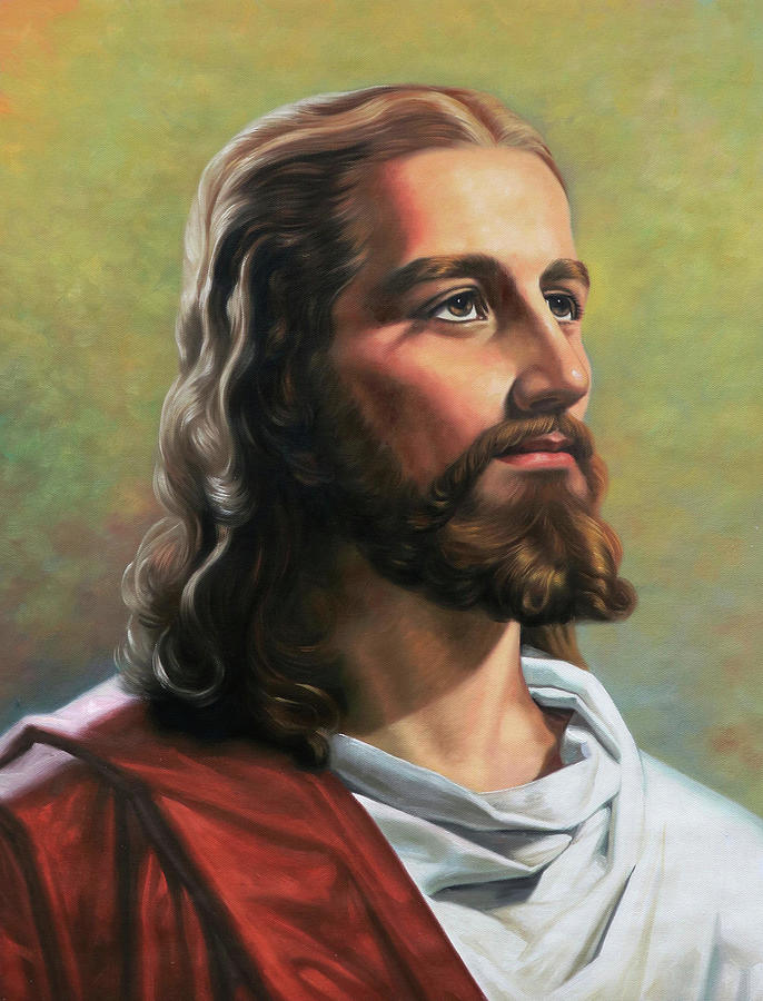 Jesus Christ Portrait Painting by Anonim | Fine Art America