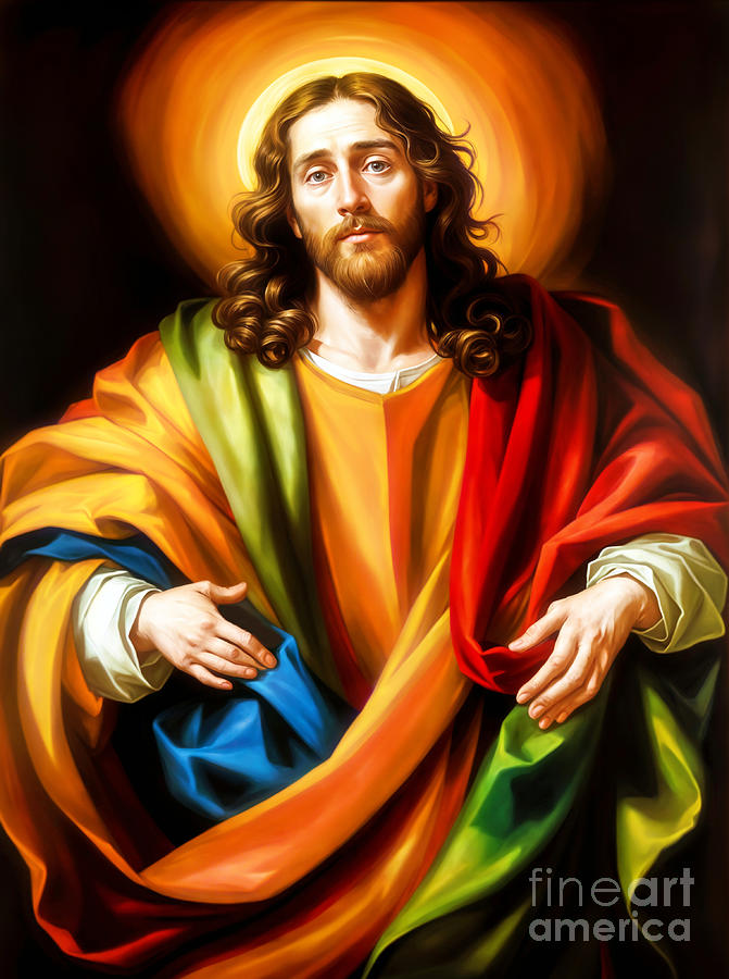 Jesus Christ Portrait I Digital Art by Munir Alawi