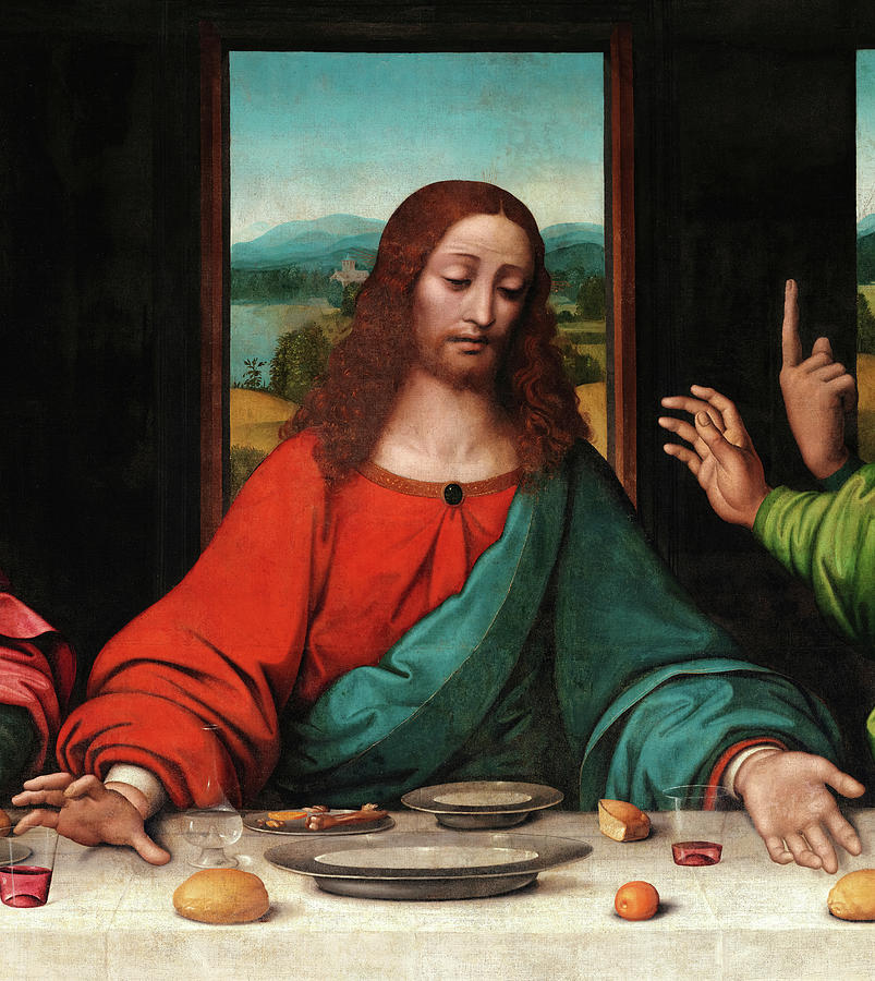 Jesus Christ, The Last Supper, 11 Painting by Giampietrino after