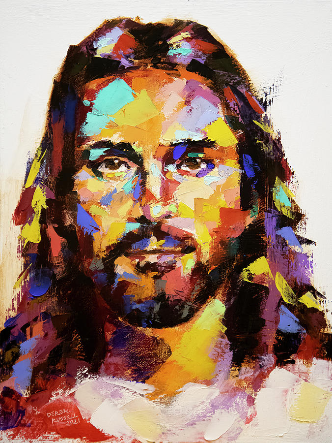 Jesus Painting by Derek Russell